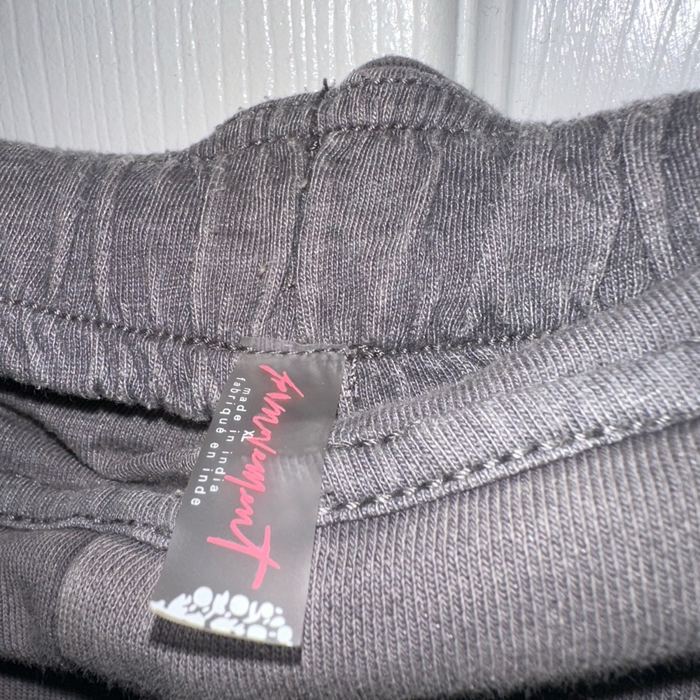 NWOT! FREE PEOPLE! 'Cheer On Joggers' in Gunmetal/gray! XL! Unique! - Picture 13 of 14